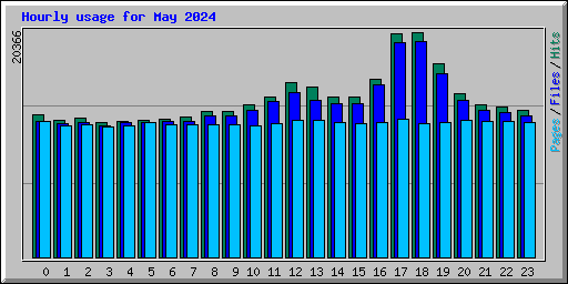 Hourly usage for May 2024